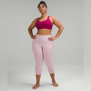 Lululemon Light Pink Align High Rise Crop 23" Sport Leggings Women’s Size 10